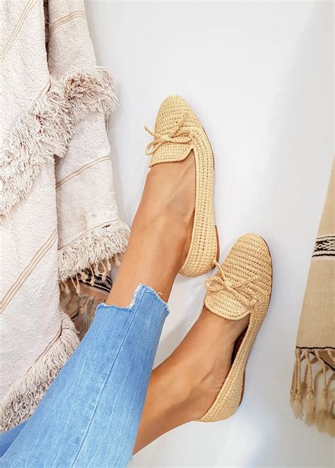 raffia shoes women's